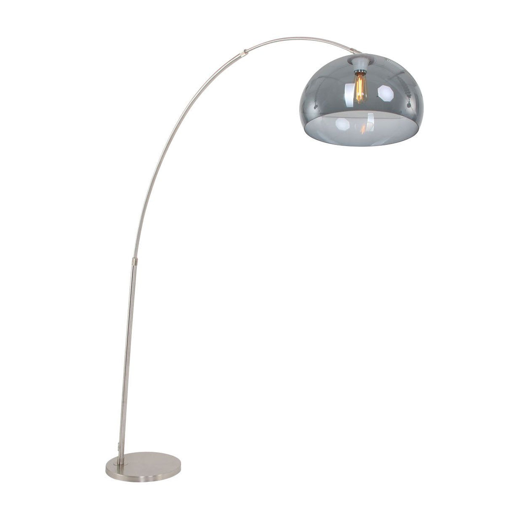 Vloerlamp Sparkled Light 7268ST+K11130S Staal-Grijs Kunststof