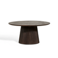Bijzettafel Mokka - Donkerbruin Ø80cm