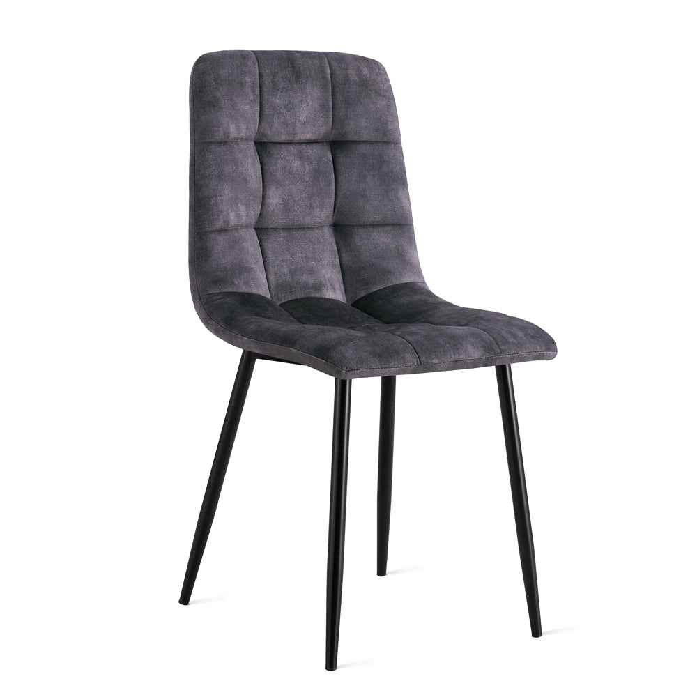 Eetkamerstoel Yerevan - Velvet Antraciet