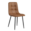 Eetkamerstoel Yerevan - Microleder Cognac