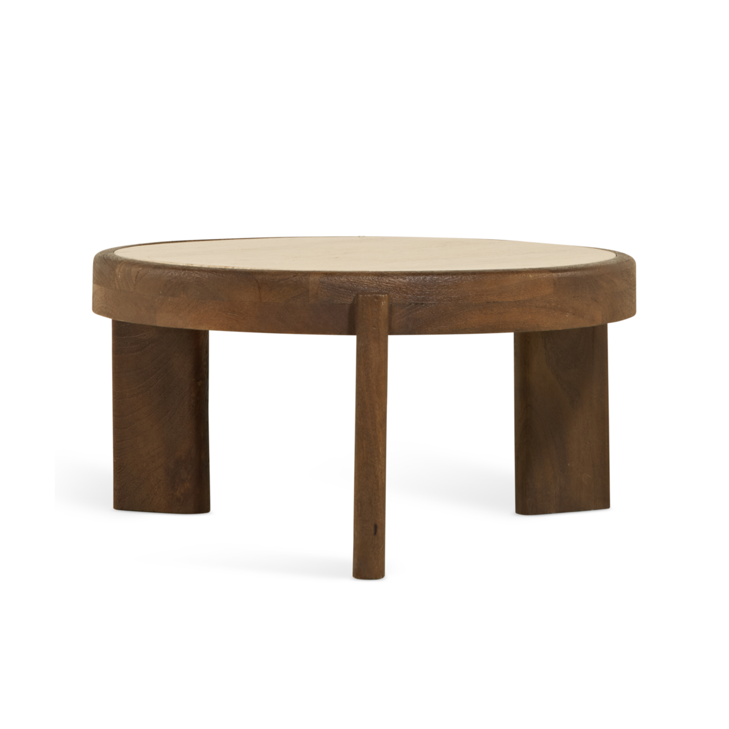 Salontafel Bora - Ø75cm Bruin