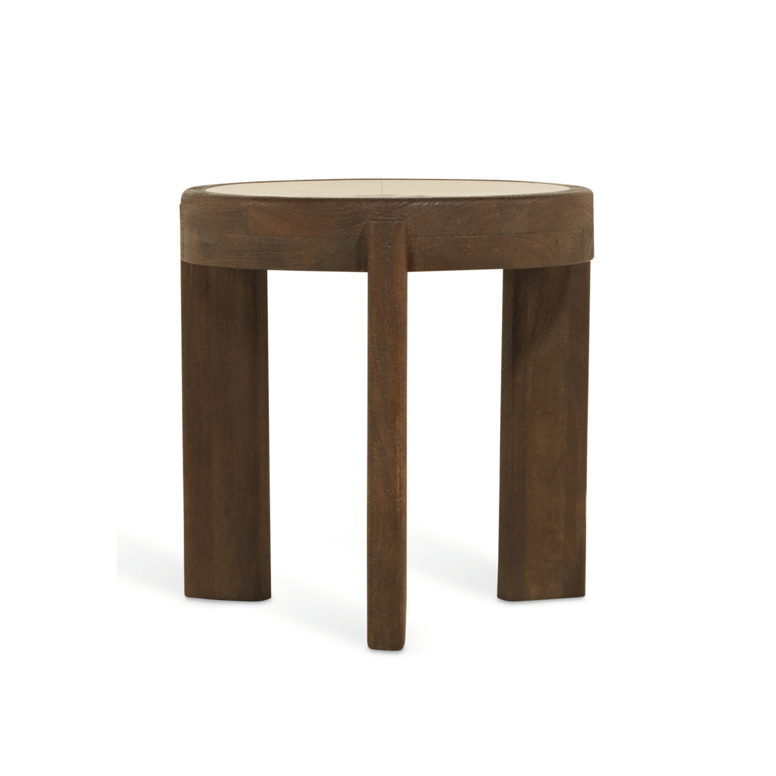 Bijzettafel Bora - Ø50cm Bruin