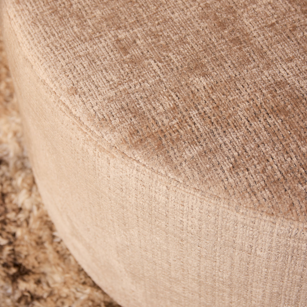 My Sofa Hocker | Rond | 60 cm | Cremona 14 | Taupe