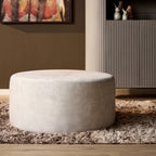 My Sofa Hocker | Rond | 80 cm | Adore 102 |  Crème