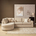 MySofa Alma Hoekbank Beige Divan Links+2,5 zits