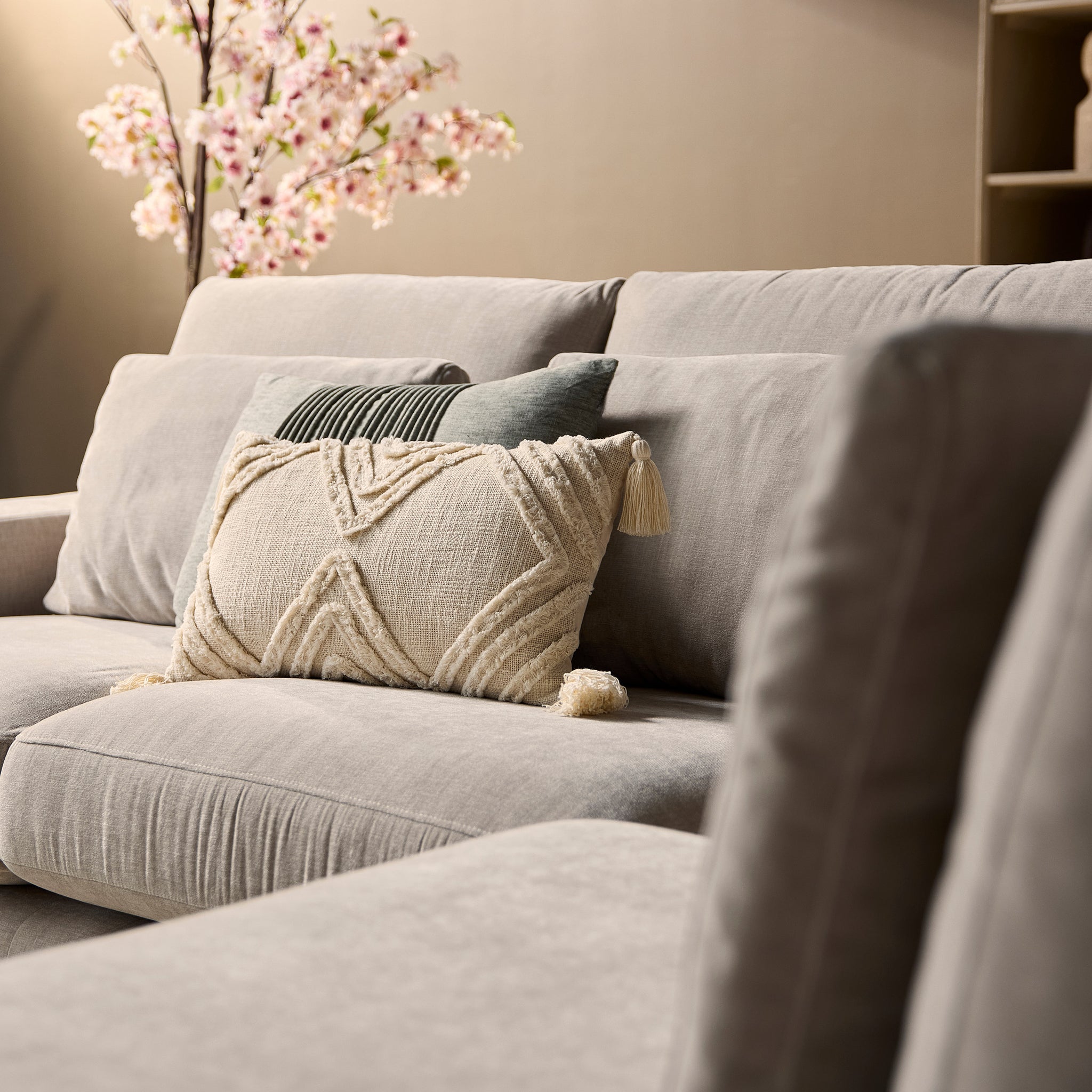 MySofa Jesse | 2,5 zits + Ottomane Rechts | Beige