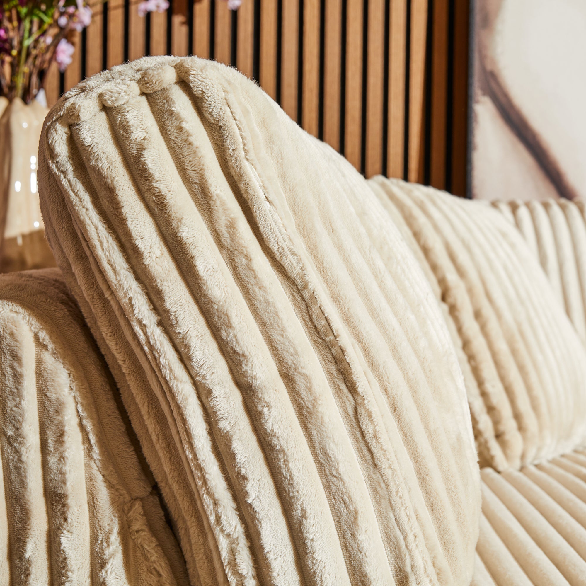 MySofa Teddy | Divan Links + 2,5 zits | Beige