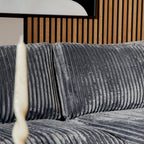 MySofa Teddy | 2,5 zits + Divan Rechts | Antraciet