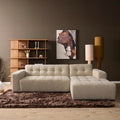 MySofa Ruby Hoekbank Beige  2,5 zits AL + Lounge R