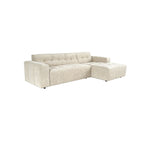 MySofa Ruby Hoekbank Beige  2,5 zits AL + Lounge R