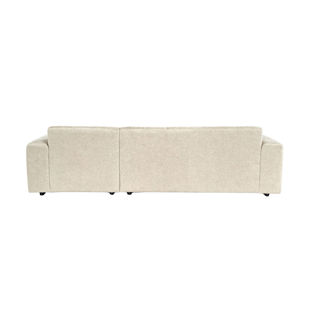 MySofa Ruby Hoekbank Beige  2,5 zits AL + Lounge R