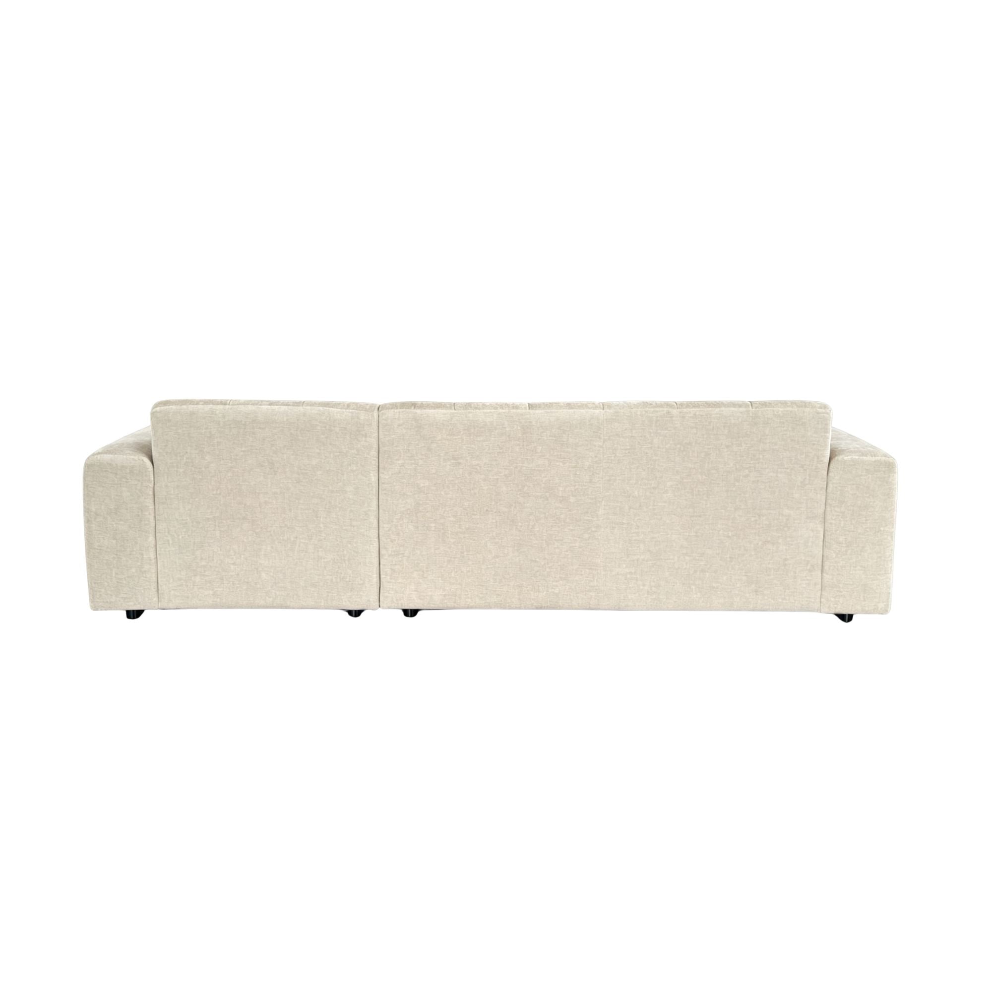 MySofa Ruby Hoekbank Beige  2,5 zits AL + Lounge R