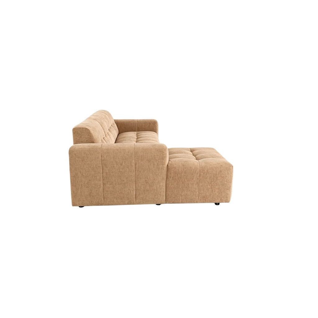 MySofa Ruby Hoekbank Camel Lounge L + 2,5 zits AR
