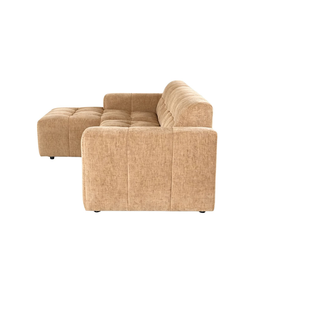 MySofa Ruby Hoekbank Camel Lounge L + 2,5 zits AR