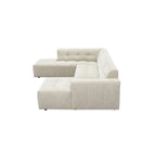 MySofa Ruby U-bank Beige Ottomane L + 2,5 + Lounge R