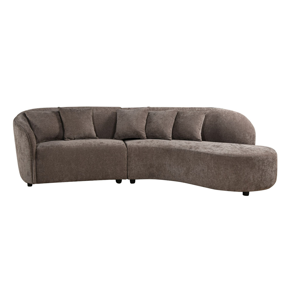 MySofa Novi Hoekbank Grijs 3 zits + Lounge R