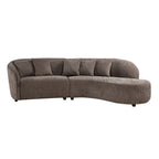 MySofa Novi Hoekbank Grijs 3 zits + Lounge R