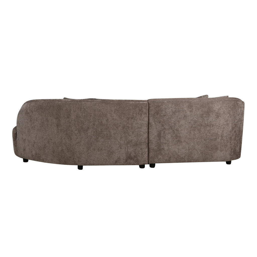 MySofa Novi Hoekbank Grijs 3 zits + Lounge R