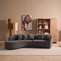 MySofa Novi Hoekbank Grijs Lounge L + 3 zits