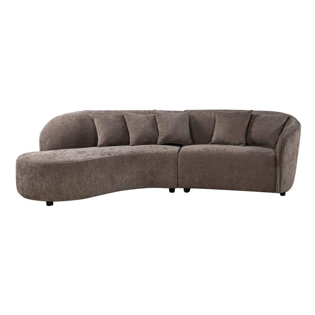 MySofa Novi Hoekbank Grijs Lounge L + 3 zits