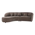MySofa Novi Hoekbank Grijs Lounge L + 3 zits