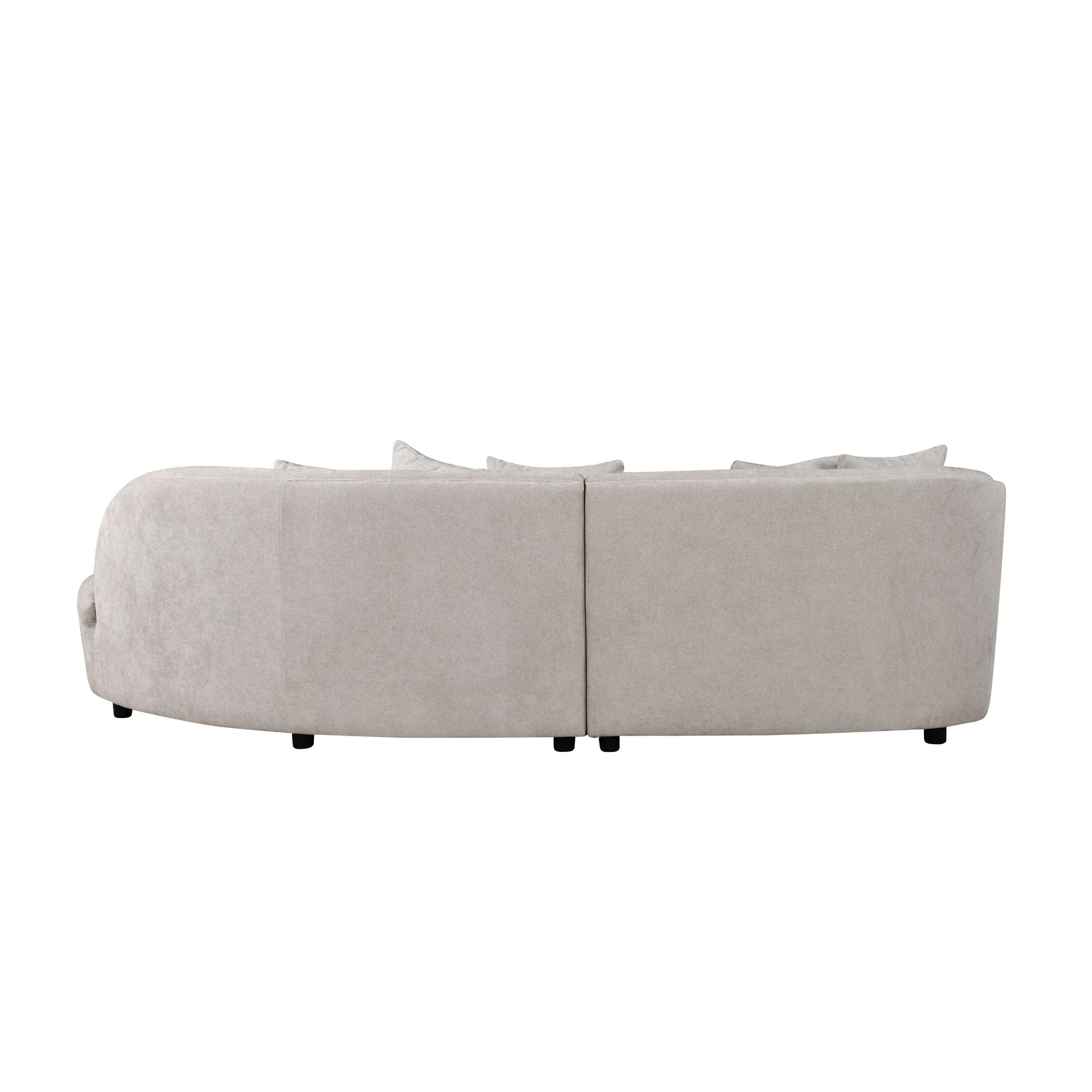 MySofa Novi Hoekbank Licht Grijs 3 zits + Lounge R