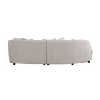 MySofa Novi Hoekbank Licht  Grijs Lounge L + 3 zits