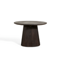 Bijzettafel Mokka - Donkerbruin Ø60cm