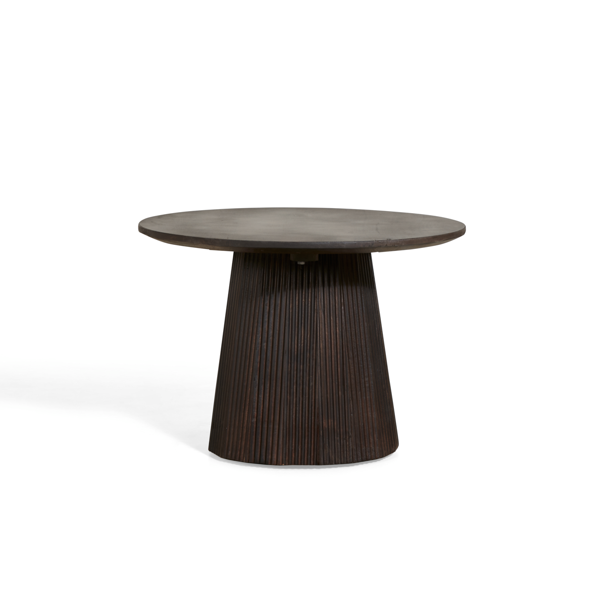 Bijzettafel Mokka - Donkerbruin Ø60cm