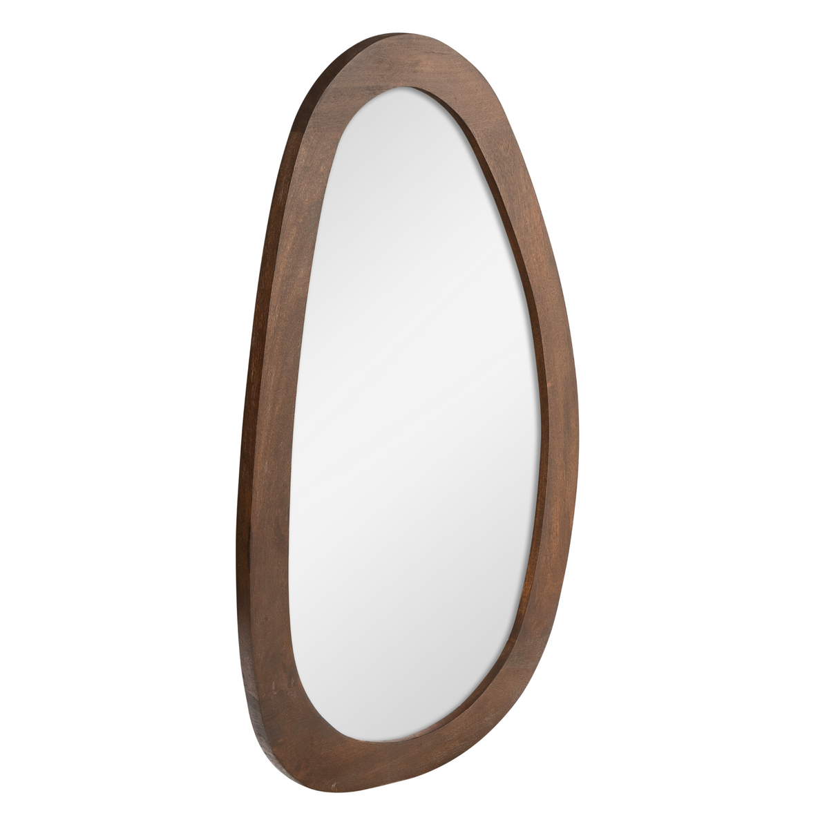 Spiegel Lou, 100 x 60 cm, organisch, bruin mangohout