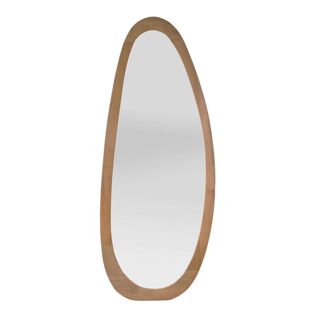 Spiegel Lou, 70 x 180 cm, organisch, naturel mangohout