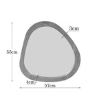 Organische spiegel Lou Licht mango Mangohout 55 cm