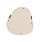 Spiegel Lou, 57 x 55 cm, organisch, zand mangohout