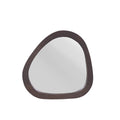 Spiegel Lou, 45 x 43 cm, organisch, bruin mangohout