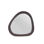 Spiegel Lou, 45 x 43 cm, organisch, bruin mangohout