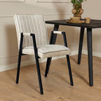 Eetkamerstoel Tivoli Bull | Beige | Met armleuning