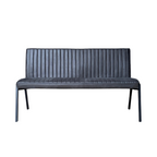 Eetkamerbank Tivoli Bull | 155 cm | Antraciet