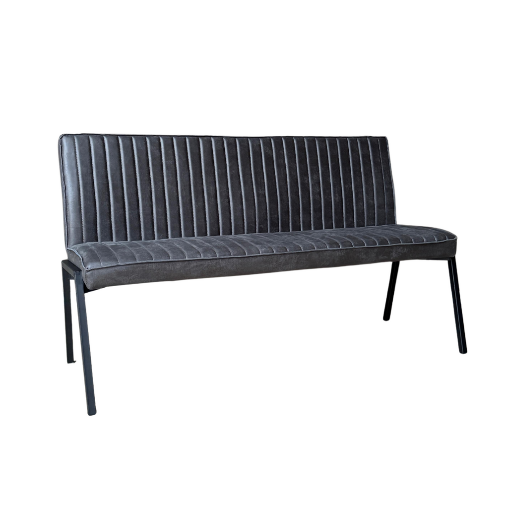 Eetkamerbank Tivoli Bull | 155 cm | Antraciet
