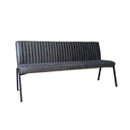 Eetkamerbank Tivoli Bull | 185 cm | Antraciet