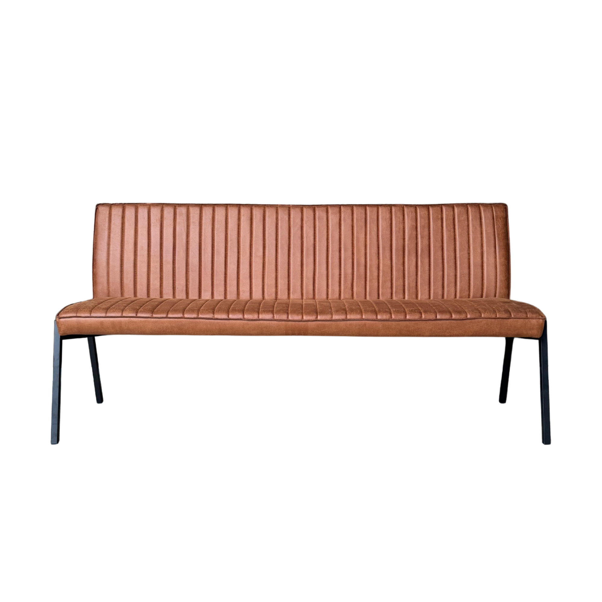 Eetkamerbank Tivoli Bull | 185 cm | Cognac