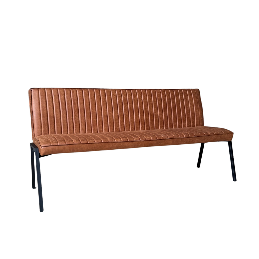 Eetkamerbank Tivoli Bull | 185 cm | Cognac