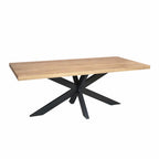 Eettafel Dakota, 200 x 100 cm, rechthoekig, naturel mangohout