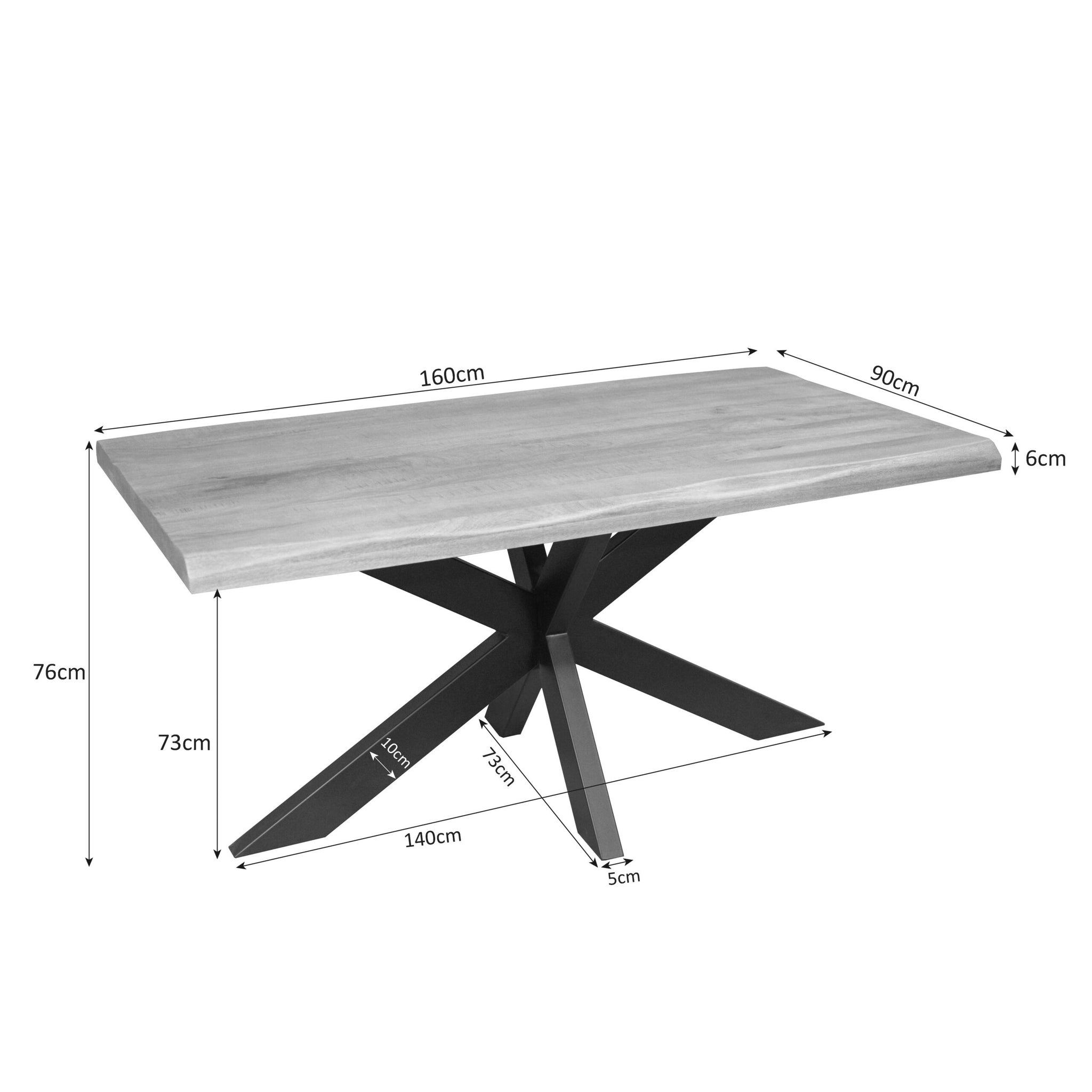 Boomstamtafel Dakota | 160 cm