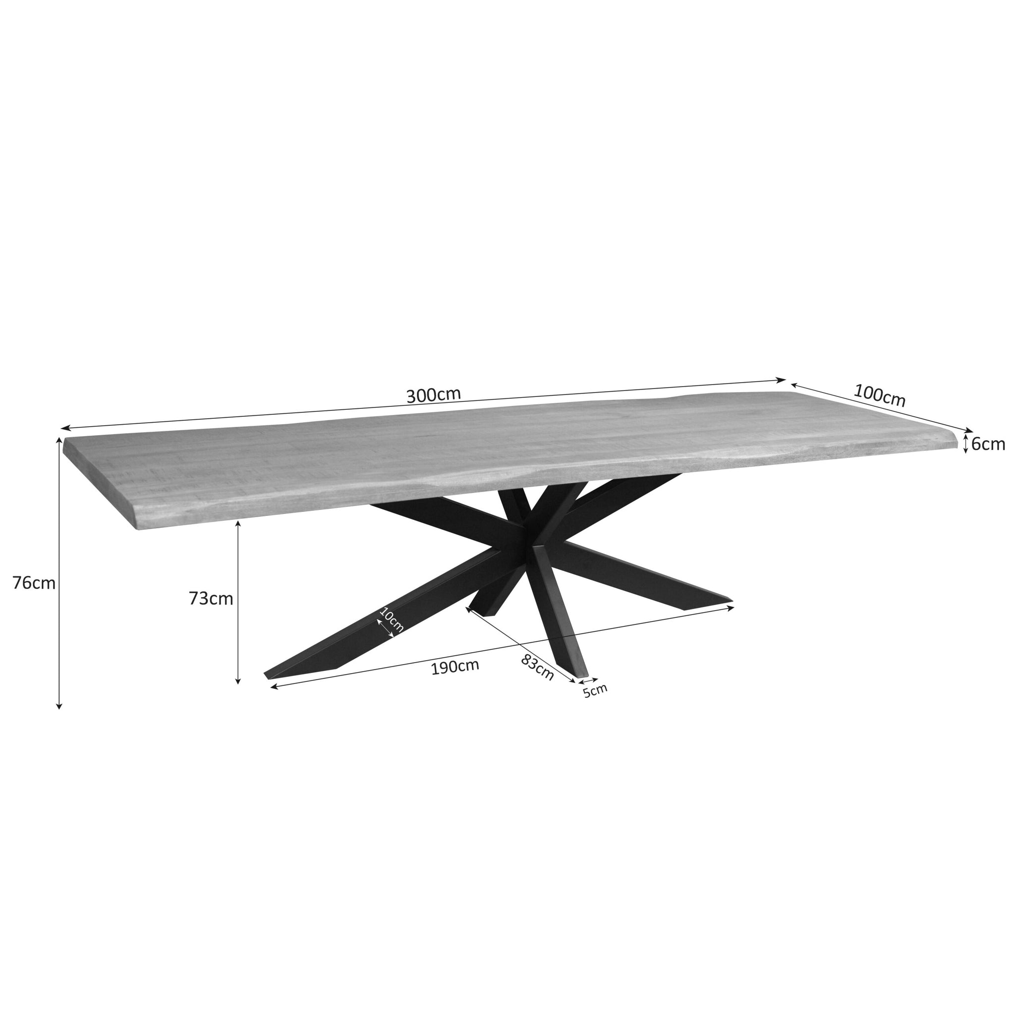 Boomstamtafel Dakota | 300 cm