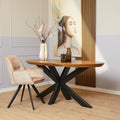 Eettafel Brandy, 160 x 90 cm, ovaal, mangohout