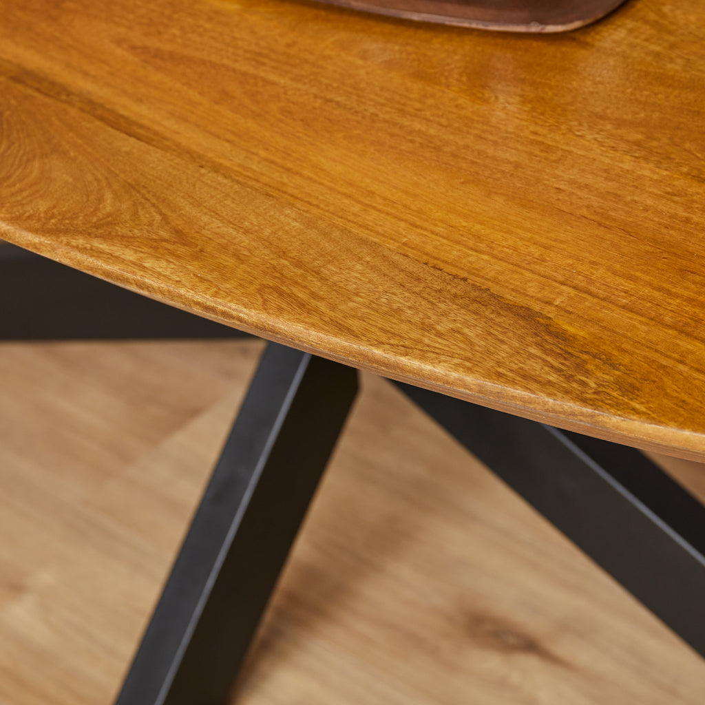 Eettafel Brandy, 160 x 90 cm, ovaal, mangohout