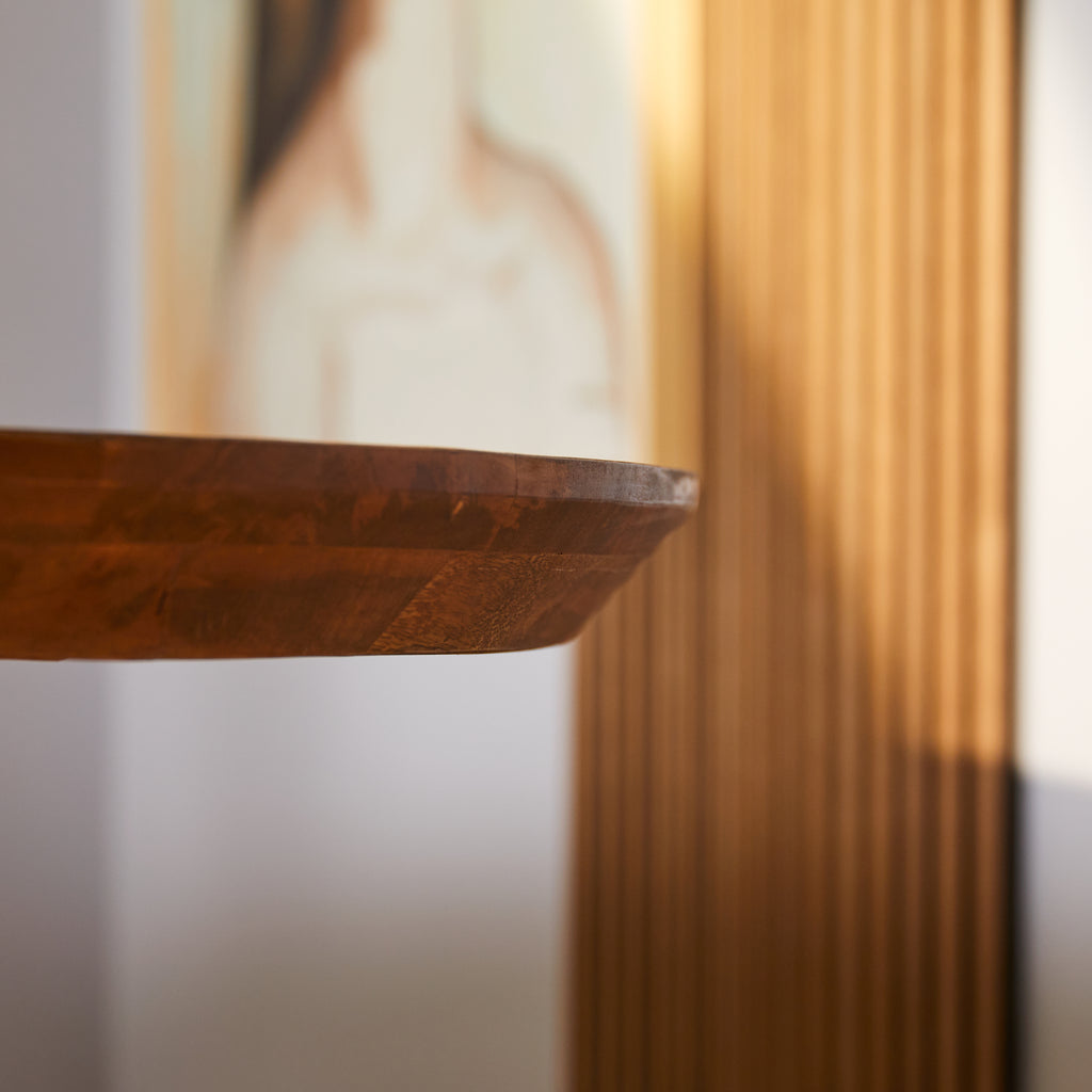Eettafel Brandy, 180 x 90 cm, ovaal, mangohout
