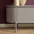 Zwevend tv-meubel Ambiance, 120 cm, naturel mangohout