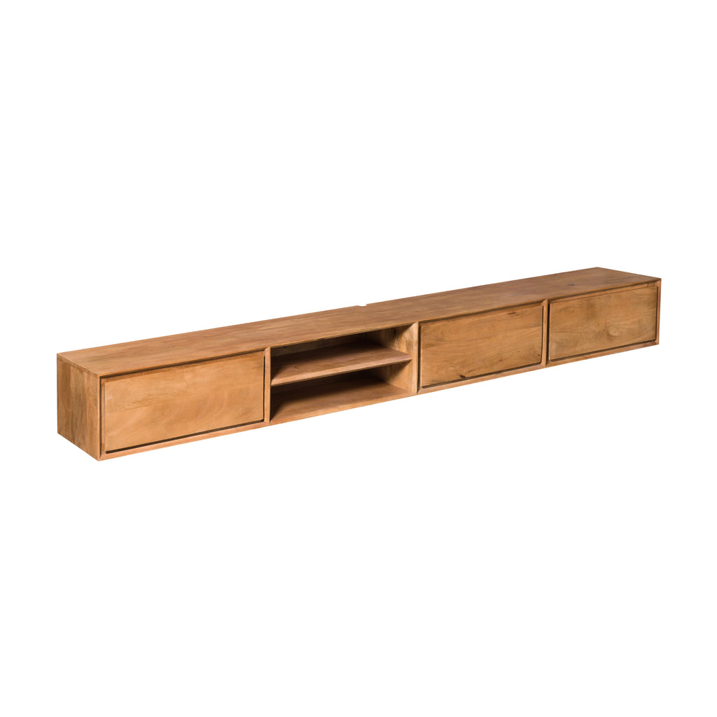 Zwevend tv meubel Ambiance Naturel | 240 cm