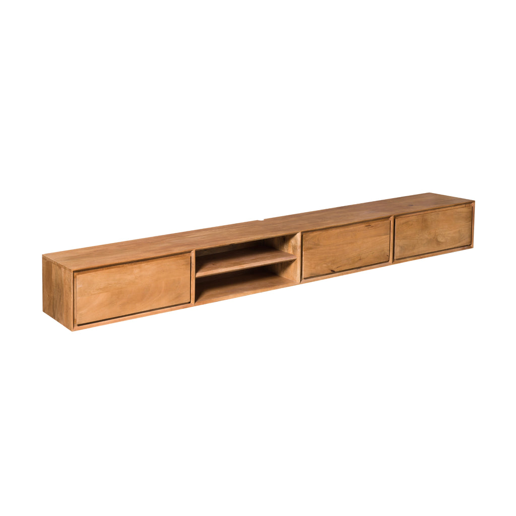 Zwevend tv meubel Ambiance Naturel | 280 cm